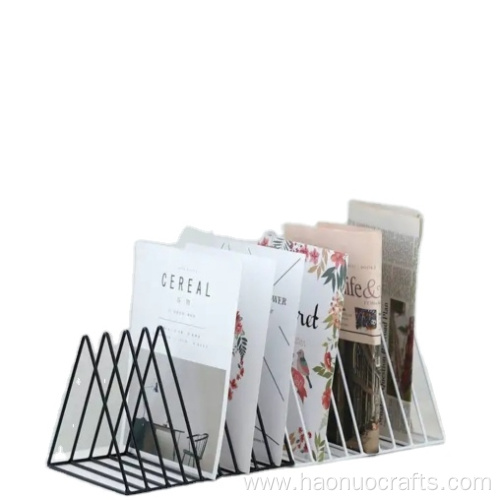 supplies metal bookends file folder storage frame